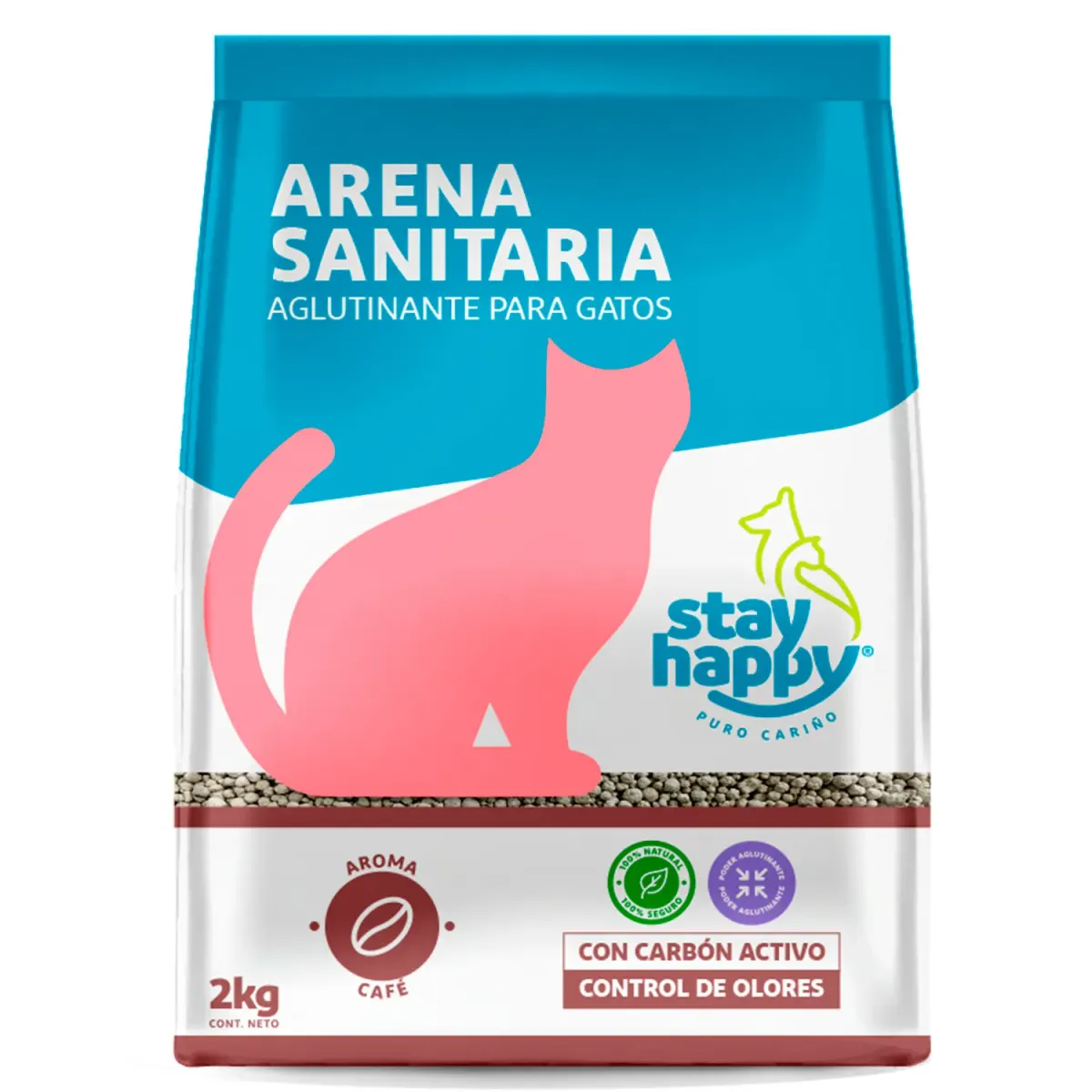 Arena Sanitaria Stay Happy 2 Kilos